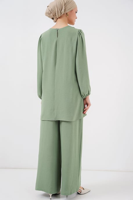 Tunika & Weitbeinige Hose Zwei-Teiler Set - Image 6
