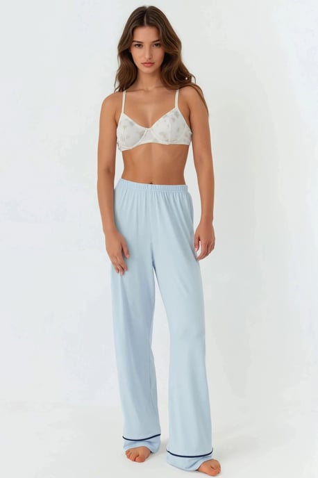 Lässiges Longsleeve-Pyjama-Set mit extra weichem Touch und Hemdkragen - Image 4