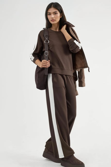 Modal Touch Regular Fit Sweatshirt- und Hosen-Set - Image 1