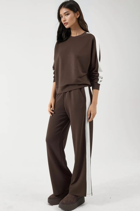Modal Touch Regular Fit Sweatshirt- und Hosen-Set - Image 3