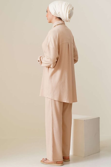 Oversized Shirt & Hose Zweiteiliges Set - Image 4