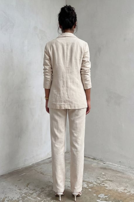 Jacke mit Knopfkragen und zwei-teiliger Set - Image 2