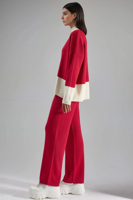 Rippstrick-Coord-Set mit halbem Rollkragen - Image 4
