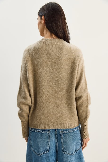 Pullover mit Knopfdetails an den Ärmelbündchen - Image 6