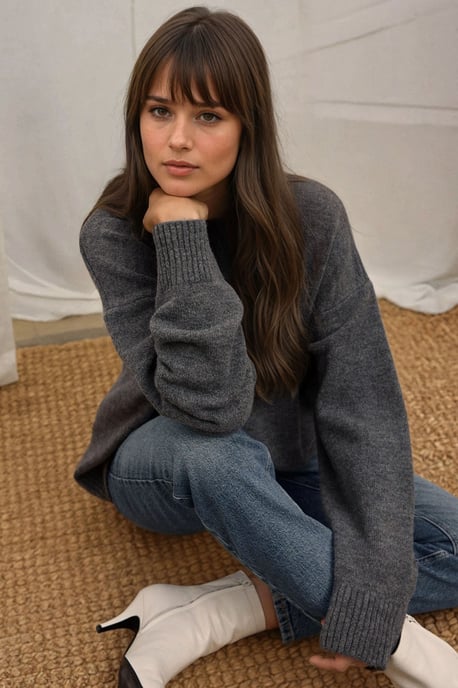 Gemütlicher Rundhalsstrickpullover - Image 3