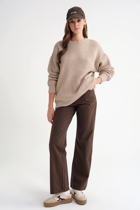 Langarm-Rippstrickpullover - Image 2