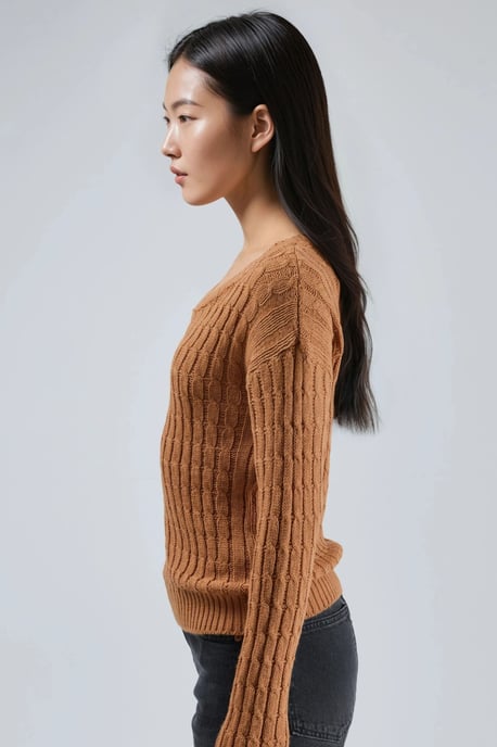 Bootsnacken-Kabelstrickpullover - Image 4