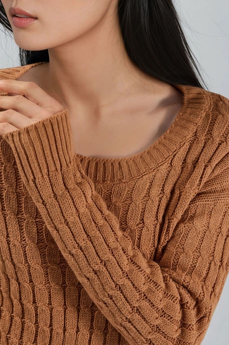 Bootsnacken-Kabelstrickpullover - Image 6