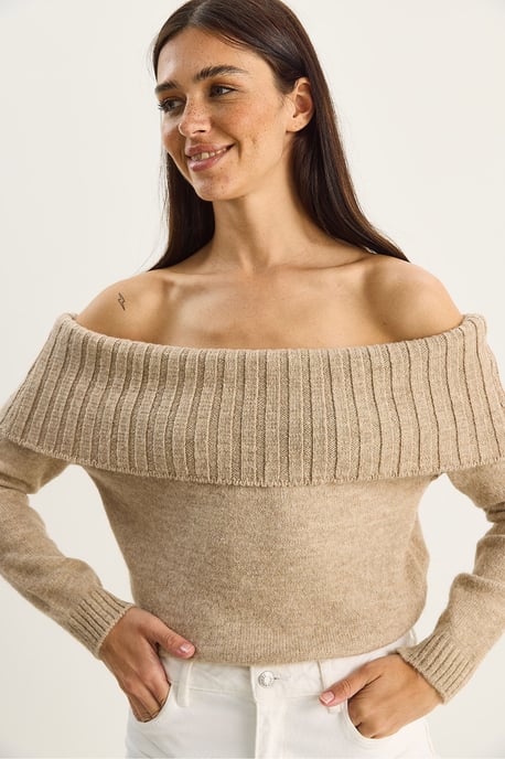Strickpullover mit Madonna-Kragen - Image 2