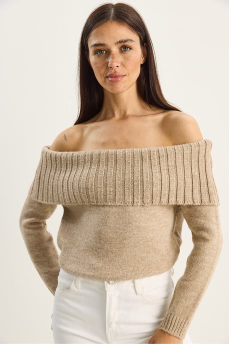 Strickpullover mit Madonna-Kragen - Image 3