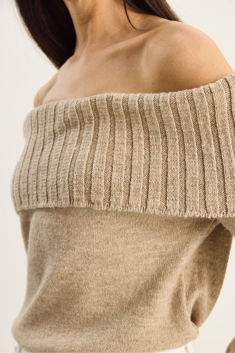Strickpullover mit Madonna-Kragen - Image 5