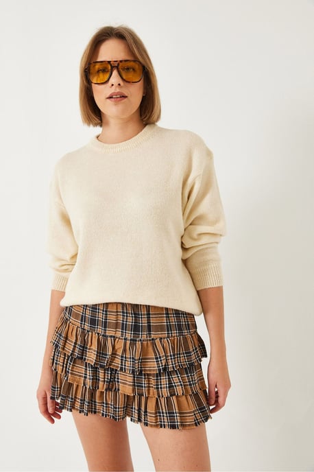 Crew Neck Relaxed Fit Strickpullover - Image 3