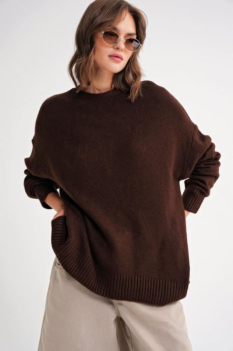 Übergroßer Strickpullover - Image 1