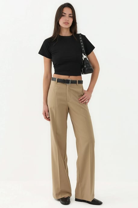 Viskose-Mix Gerade Schnitt Hose - Image 2