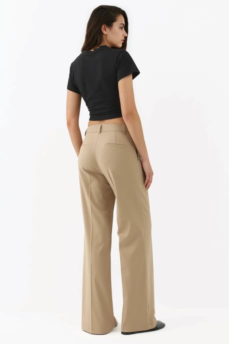 Viskose-Mix Gerade Schnitt Hose - Image 4
