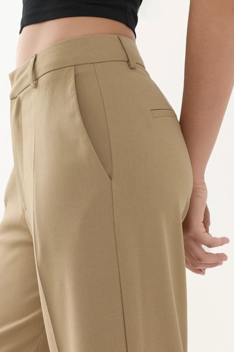 Viskose-Mix Gerade Schnitt Hose - Image 5