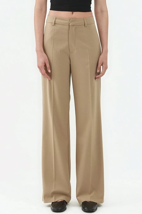 Viskose-Mix Gerade Schnitt Hose - Image 6