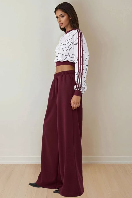 Weite Jersey-Hosen mit elastischem Bund - Image 5