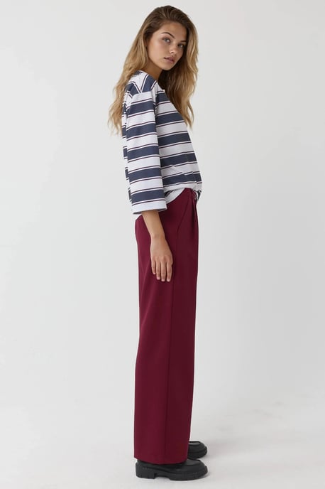 Hoch taillierte, plissierte Palazzo-Hose - Image 5