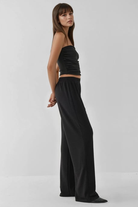 Weite leg Textur Strickhosen - Image 4