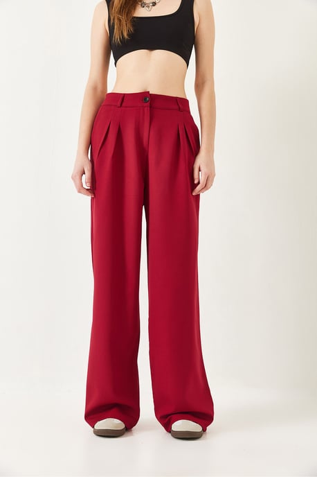 Weite gefaltete Hose - Image 5