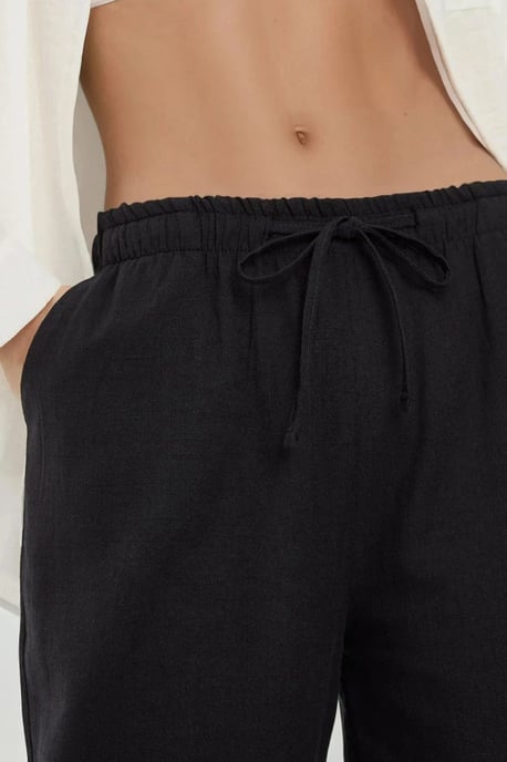 Hose mit weitem Bein und elastischem Bund - Image 2
