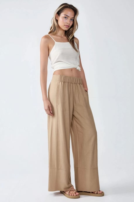 Weite Bein Gummibund Hose - Image 6