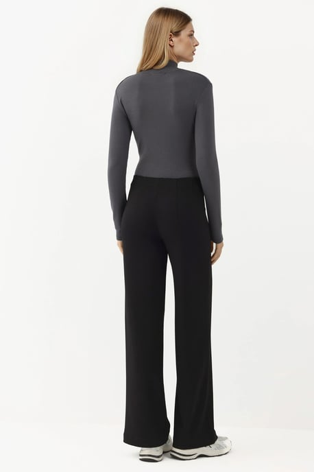 Modal Touch Rippendetail Weite Hosen - Image 4