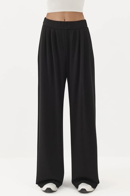 Weiche Touch Falt-Hosen mit weitem Bein - Image 6