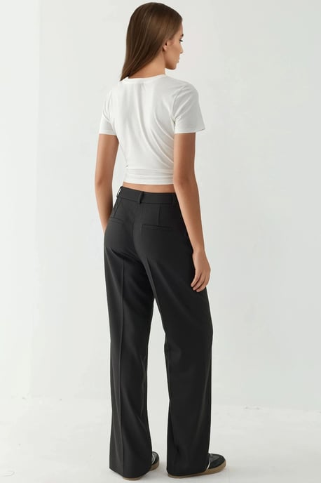 Viskose-Mix Gerade Schnitt Hose - Image 4