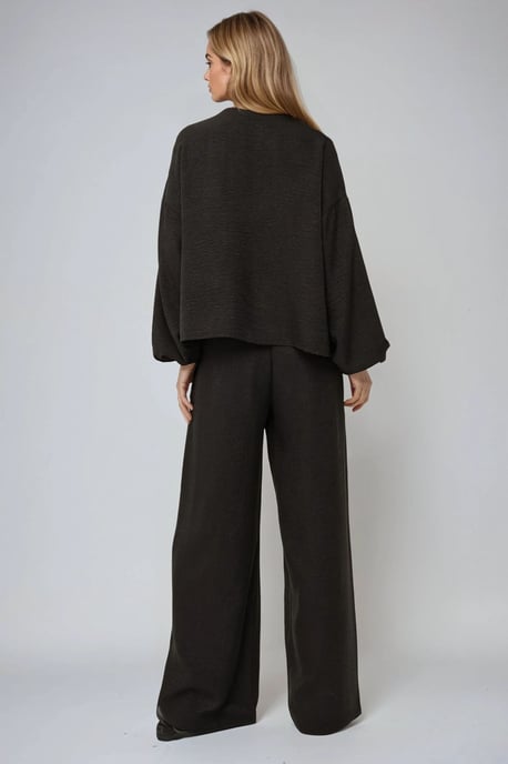 Weite Beinform Relaxed Fit Hose - Image 4