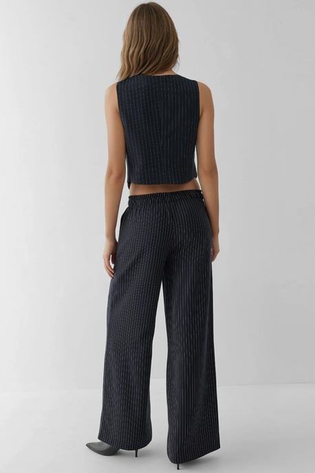 Gestreifte weite Hose - Image 3