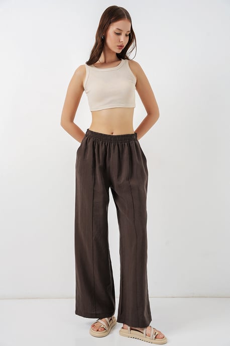 Weite Hose mit elastischem Bund - Image 3