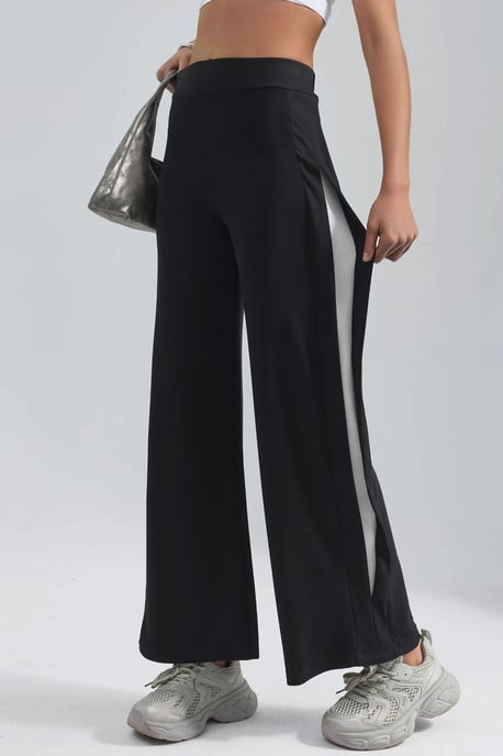Modal Touch Streifen-Detail-Hose - Image 1