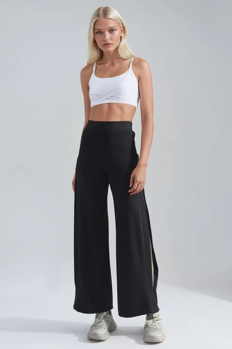 Modal Touch Streifen-Detail-Hose - Image 6