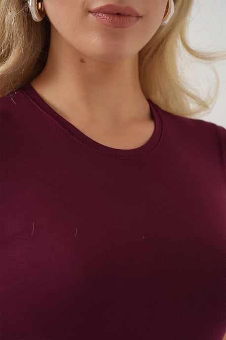 Figurbetontes ärmelloses Bodysuit mit Rundhalsausschnitt - Image 5