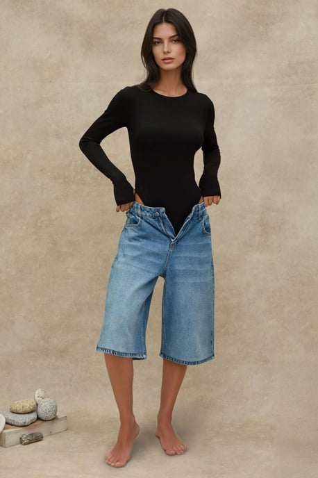 Slim-Fit Rundhals-Body - Image 4