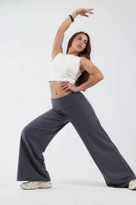 Modal Touch Faltbund Palazzo-Hose - Image 2