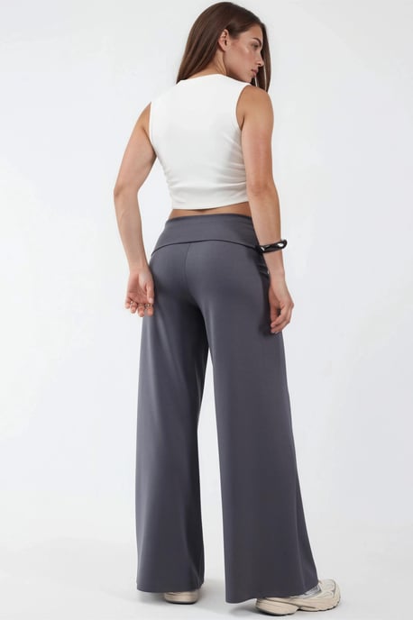 Modal Touch Faltbund Palazzo-Hose - Image 3