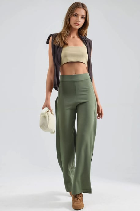 Modal Touch Streifen-Detail-Hose - Image 2