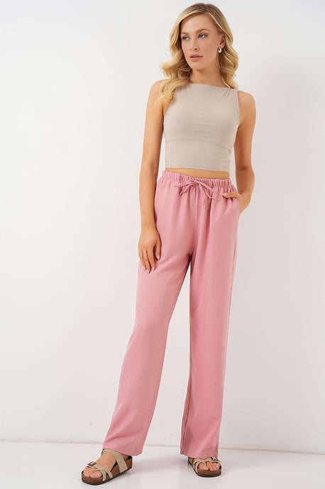 Weite, lockere Hose mit Kordelzug - Image 3