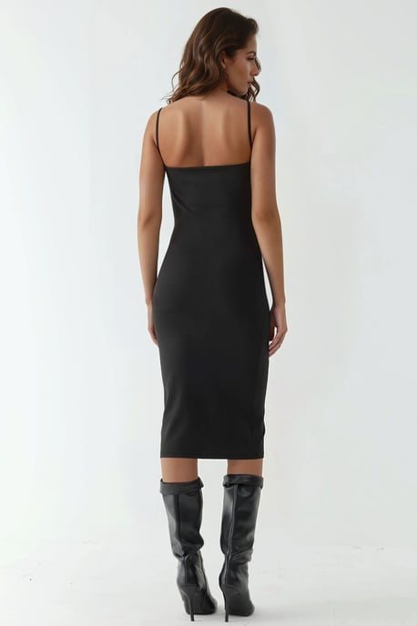 Cowl Neck Bodycon Midikleid - Image 5