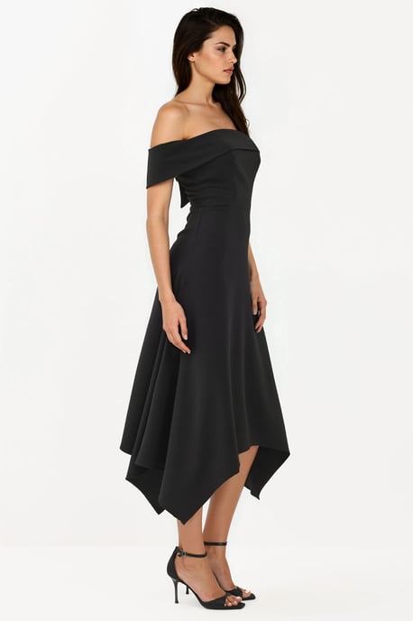 Schulterfreies A-Linien-Midikleid - Image 5