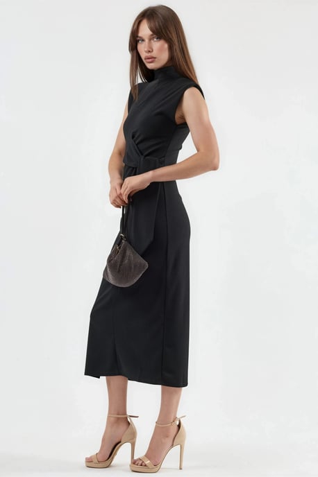Midi-Kleid mit Bindungsdetails - Image 3