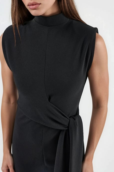 Midi-Kleid mit Bindungsdetails - Image 5