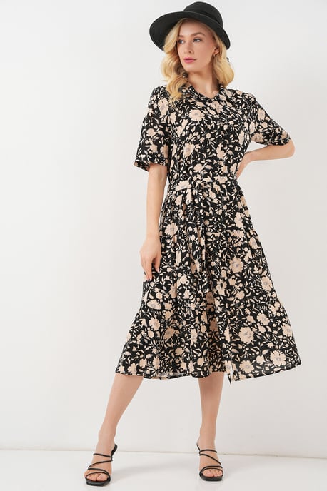 Muster Midi Hemdbl dress - Image 3