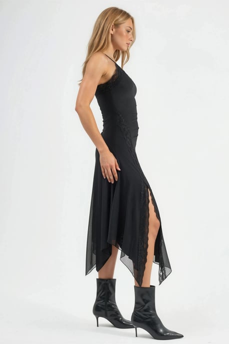Spitzenverziertes Tüll-Midi-Kleid - Image 2