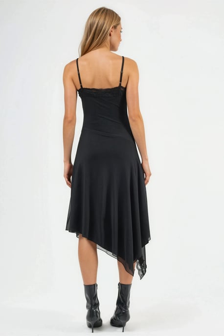 Spitzenverziertes Tüll-Midi-Kleid - Image 3