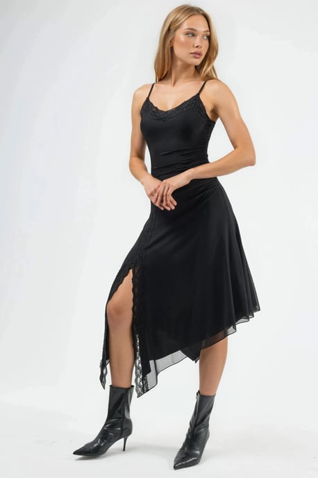 Spitzenverziertes Tüll-Midi-Kleid - Image 6