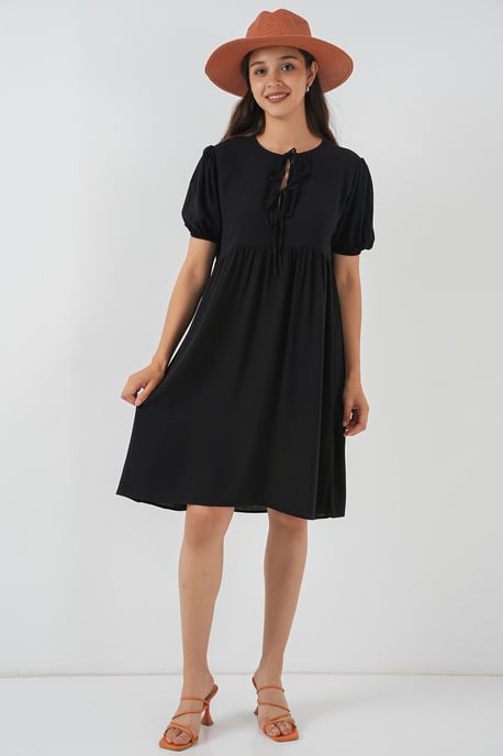 Midi-Kleid mit Schleifenverschluss - Image 2